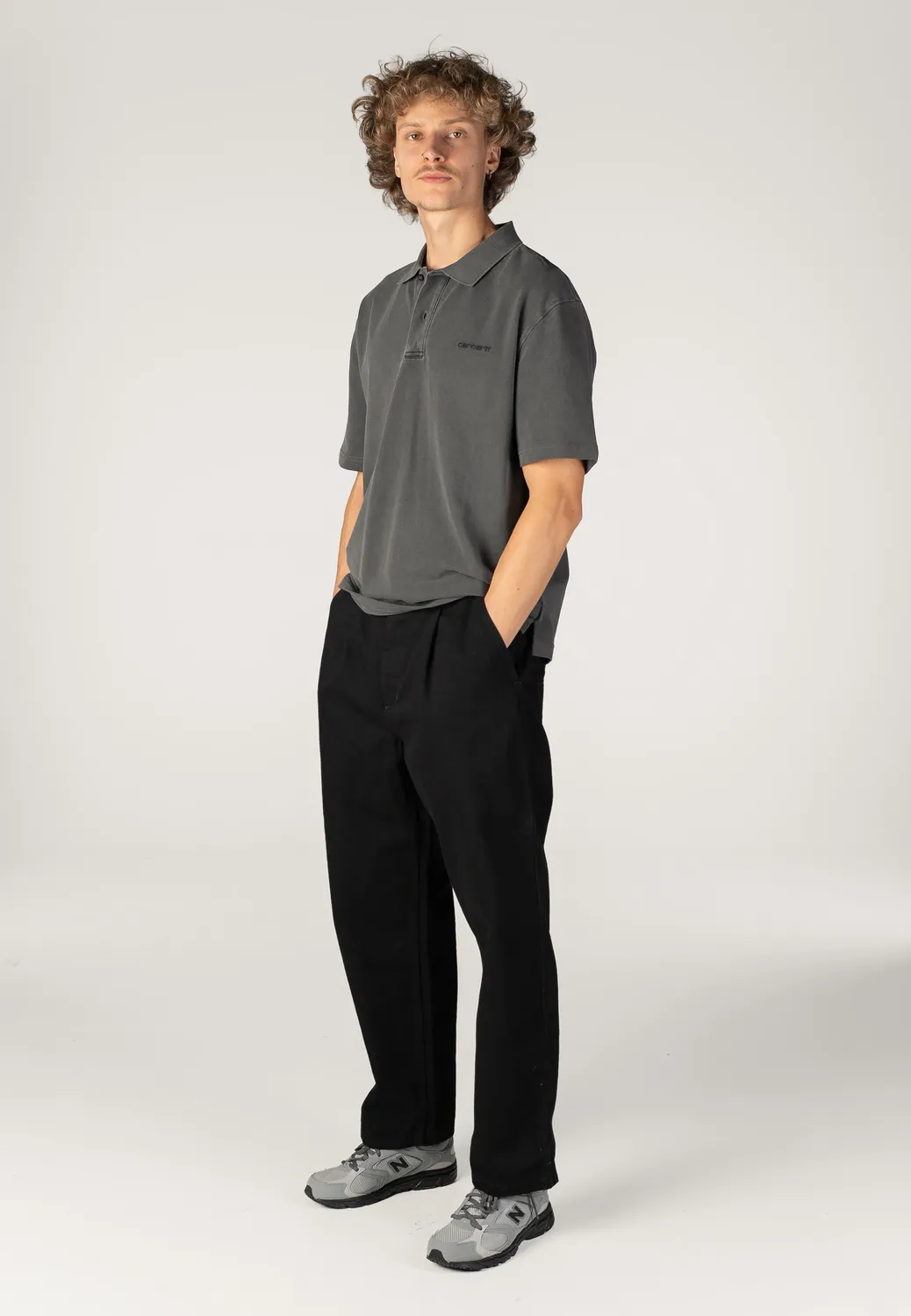 Impericon Jace Rinsed Black Jeans schwarz Tapered Fit