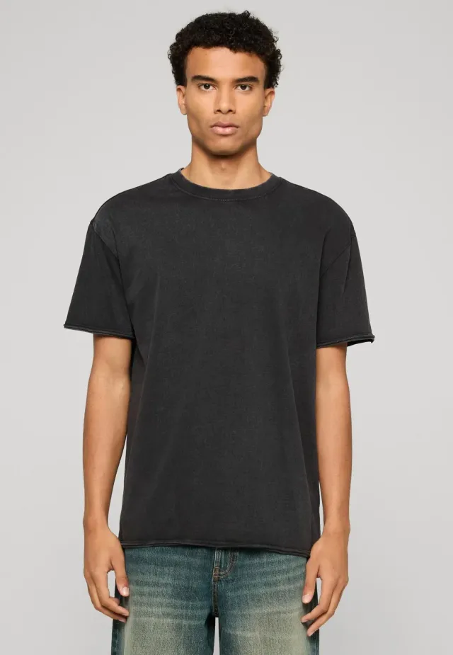 Impericon Vintage Washed Black T-Shirt schwarz Basic
