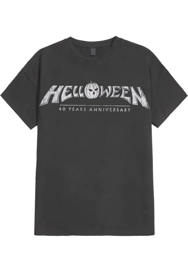 Impericon Classic Logo Acid Washed T-Shirt schwarz