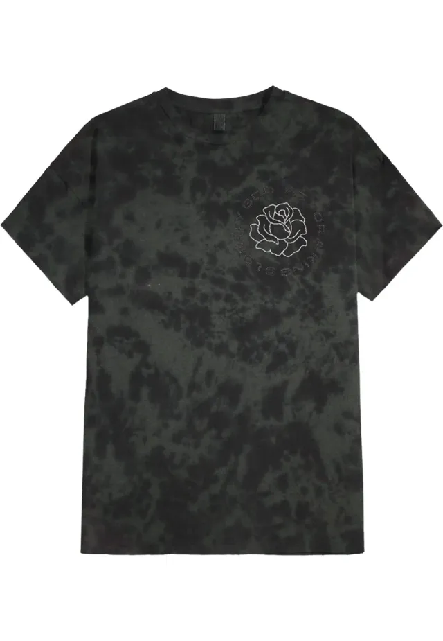 Impericon Roses Green & Black Tie Dye T-Shirt grün