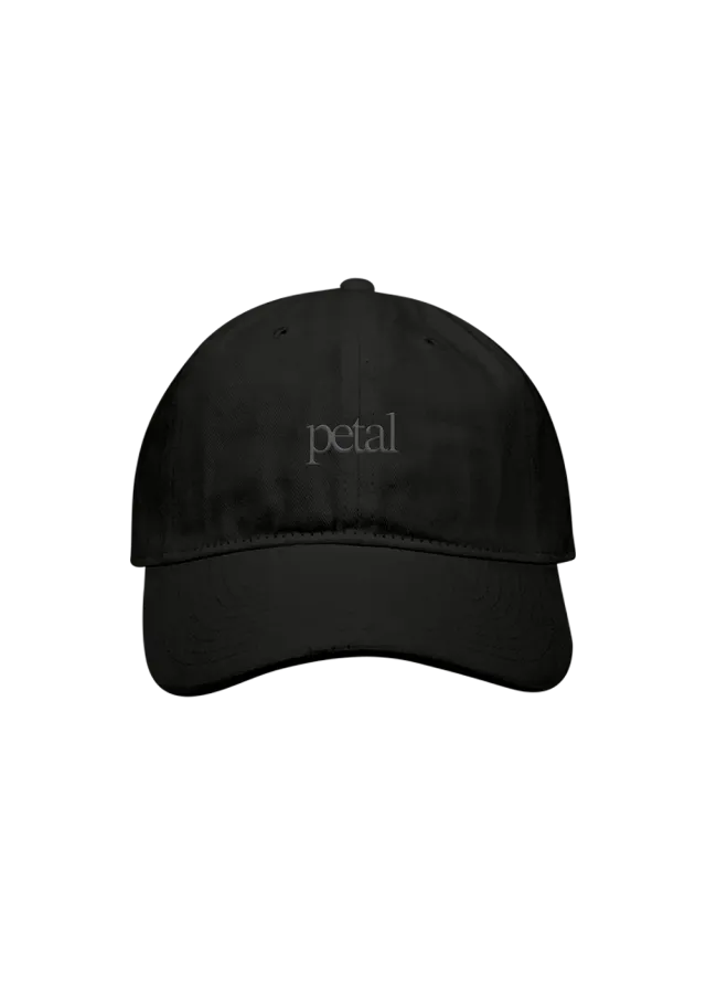 Ariana Grande Petal Cap schwarz bestickt