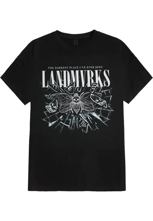 Impericon Shattered Glass T-Shirt schwarz unisex