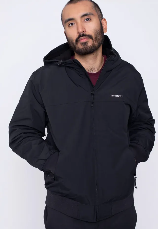 Impericon Hooded Sail Jacke schwarz-weiß Nylon