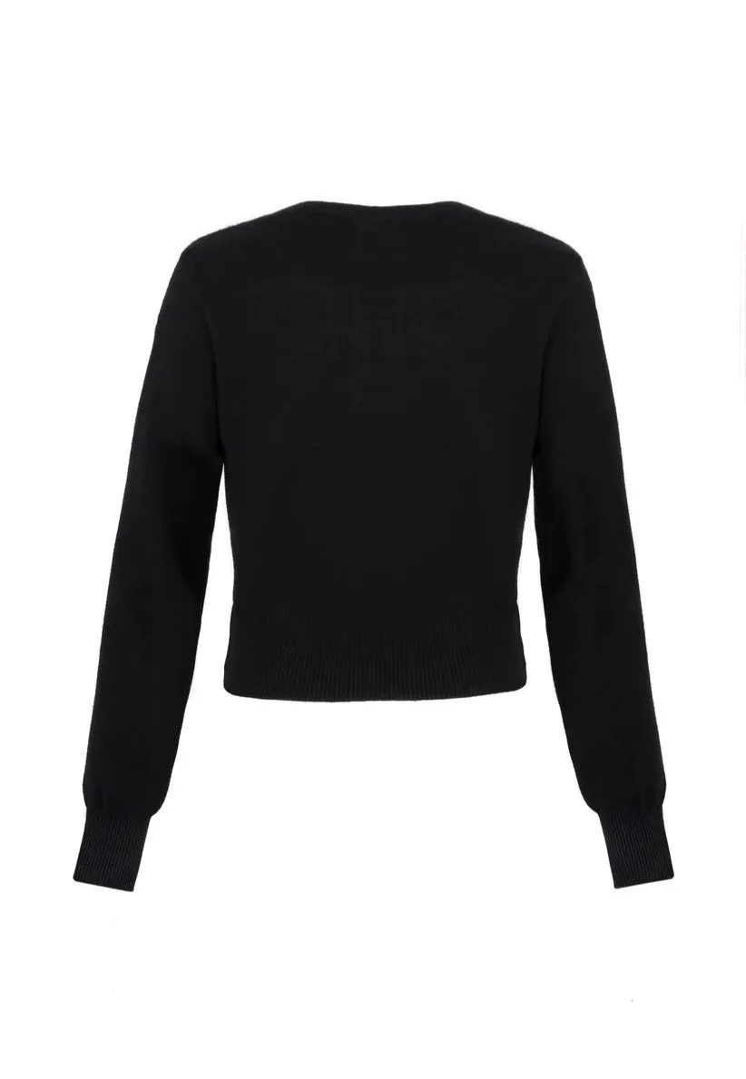 Impericon Solaris Black Cardigan schwarz Gothic Strick