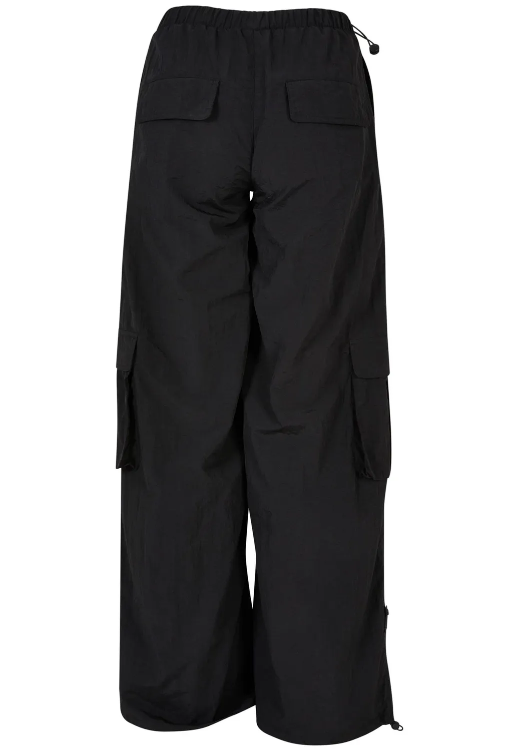 Impericon Wide Crinkle Nylon Hose Black Damen