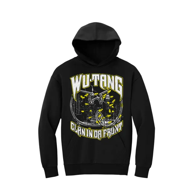 Wu-Tang Clan In Da Front Hoodie Schwarz Rückendruck