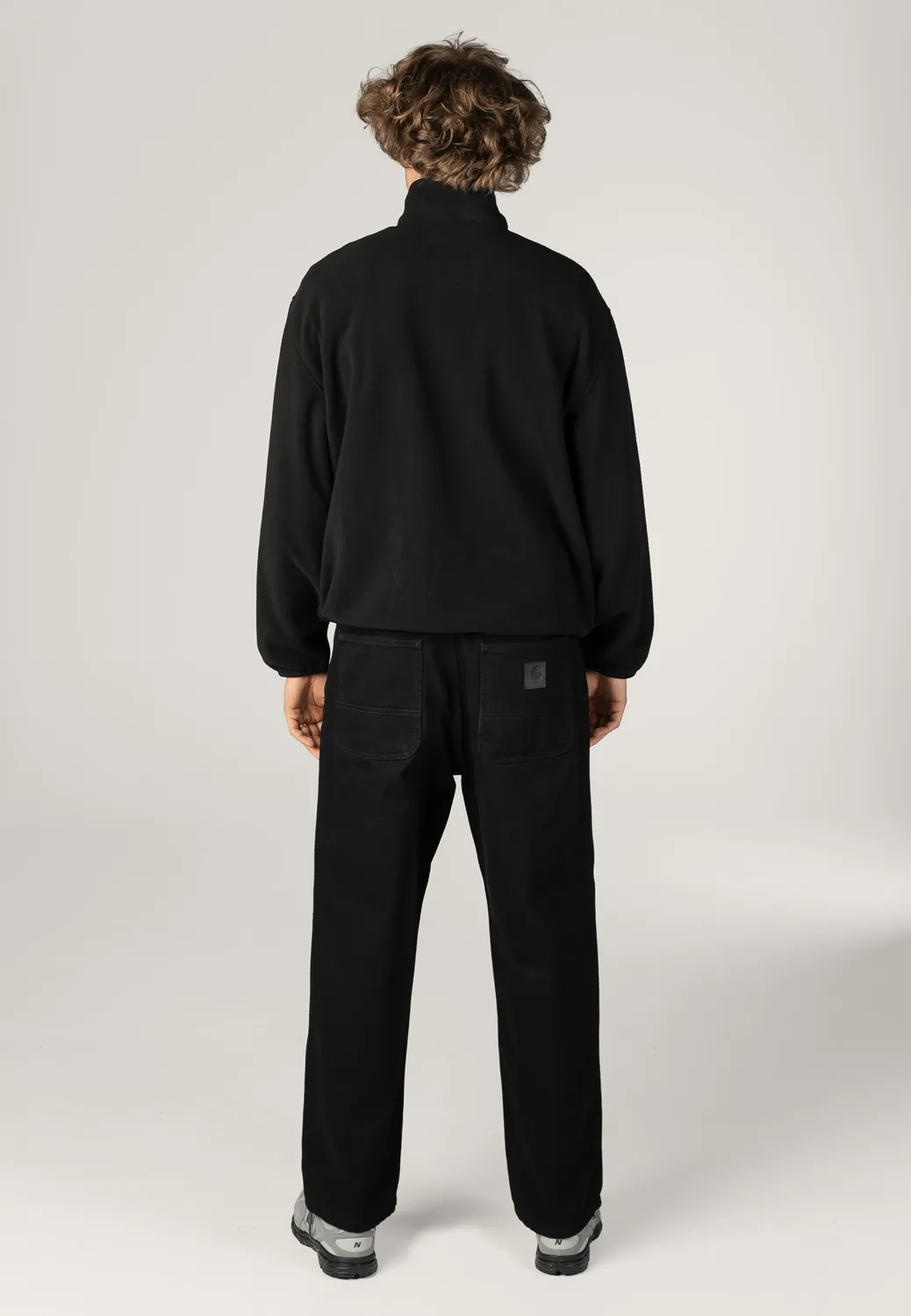 Impericon Edmore Half Zip Black/White Sweater Fleece