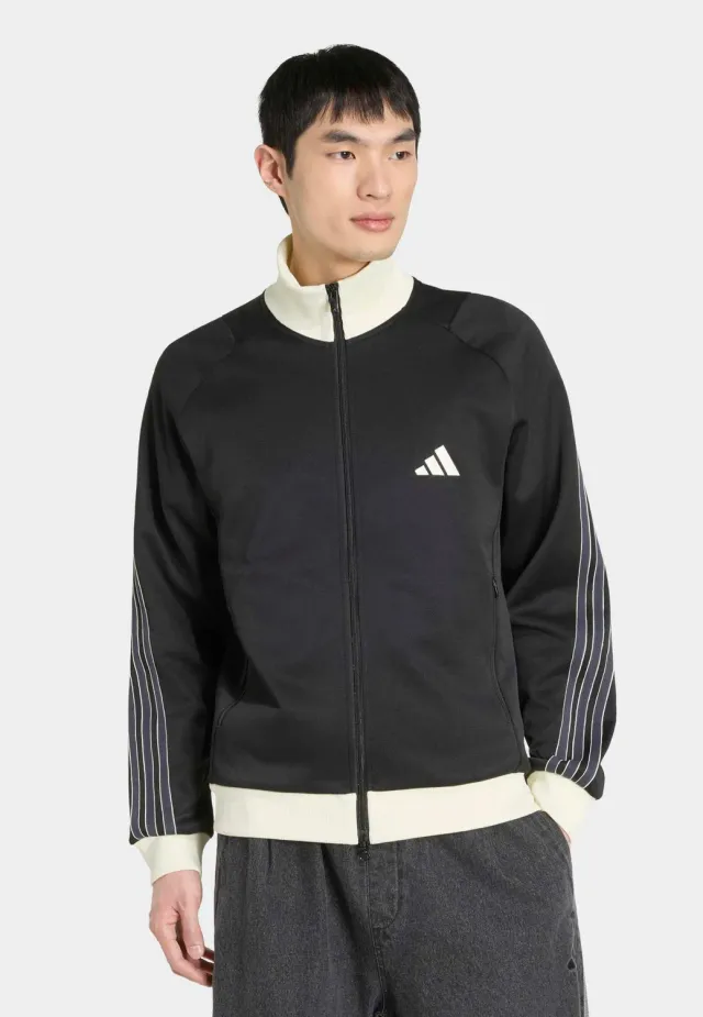 Impericon Stadium Regular Fit Pique Trainingsjacke Schwarz