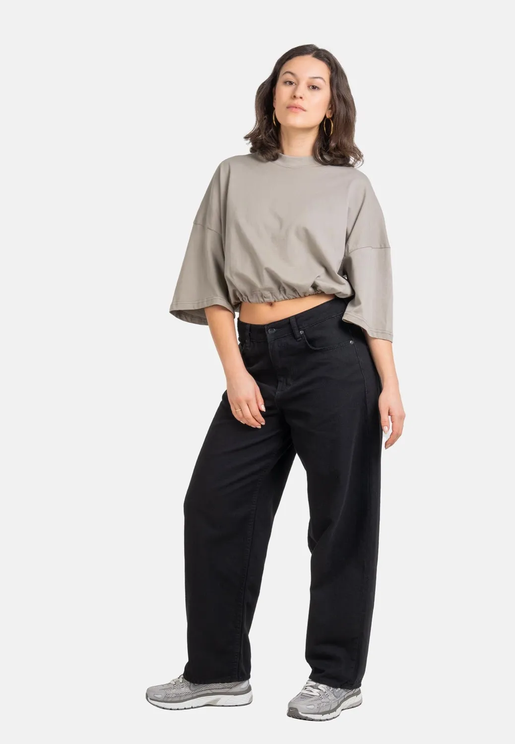 Impericon Chloé Baggy Intense Black Jeans Damen