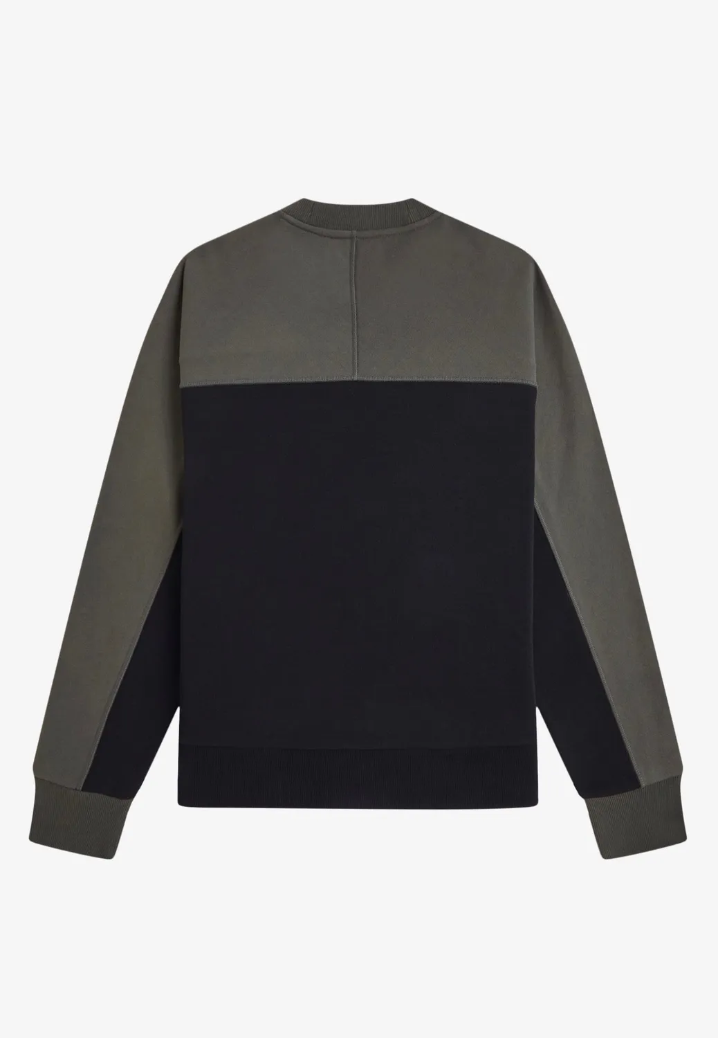 Colour Block Black Sweater schwarz Streetwear