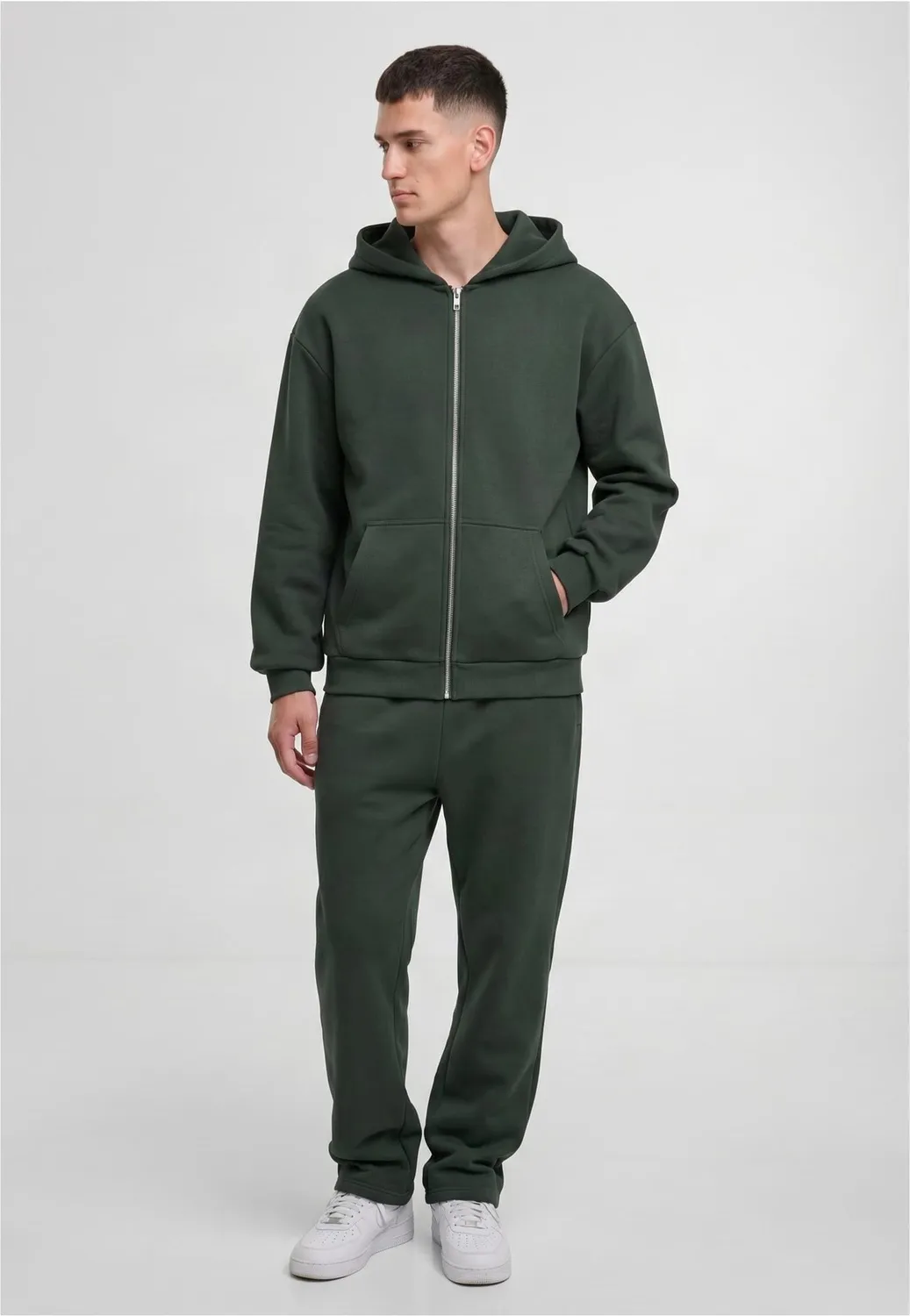 Impericon Fluffy Forest Zipper Hoodie grün Basic
