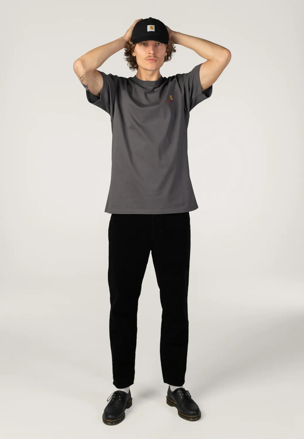Impericon American Script T-Shirt Graphite Jersey