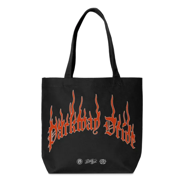 Parkway Drive Flame Tote Bag schwarz Canvas