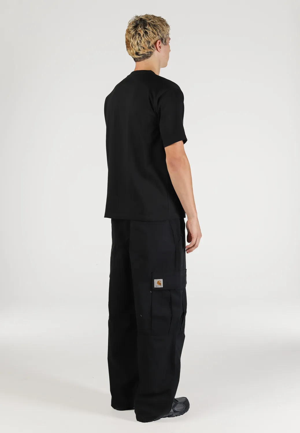 Impericon Osborn Cargo Garment Dyed Black Hose schwarz