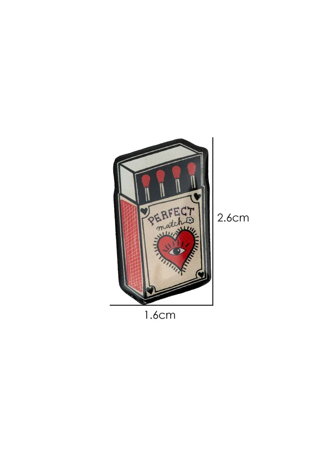 Impericon Match Box Multi Pin Emaille bunt