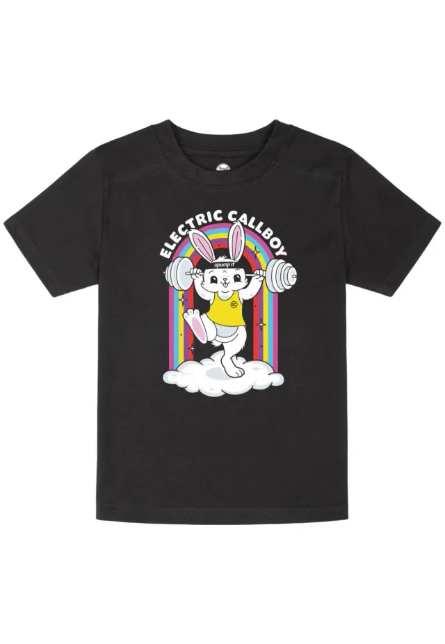 Impericon Pump It Bunny Kids T-Shirt 56/62 schwarz