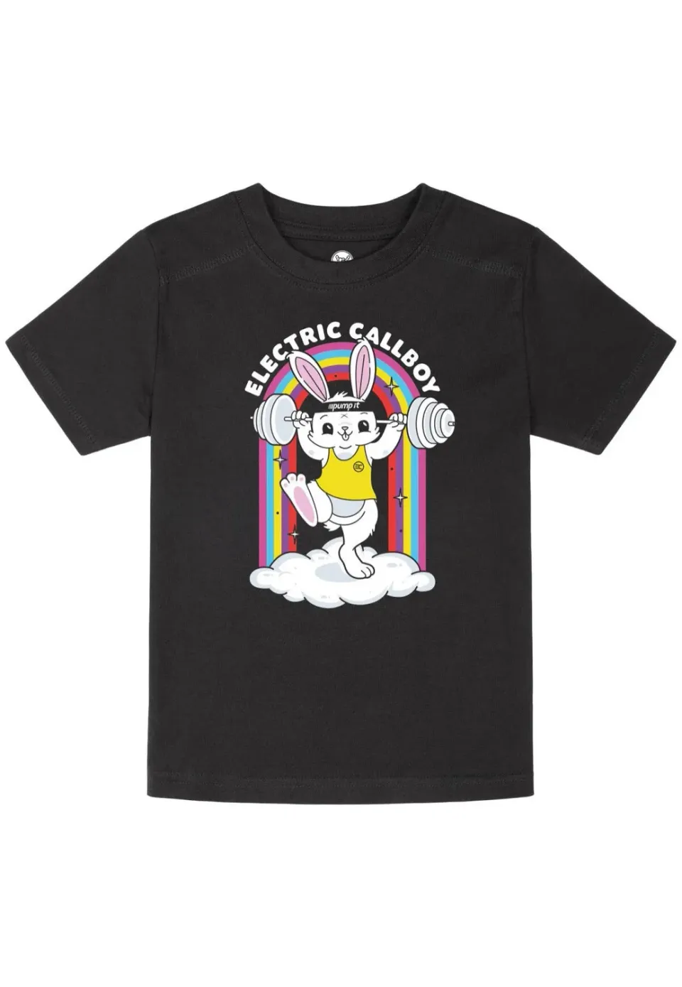 Impericon Pump It Bunny Kids T-Shirt 56/62 schwarz