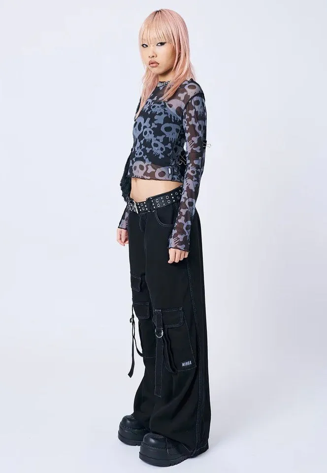 Impericon Tyra Black Utility Pockets Hose schwarz