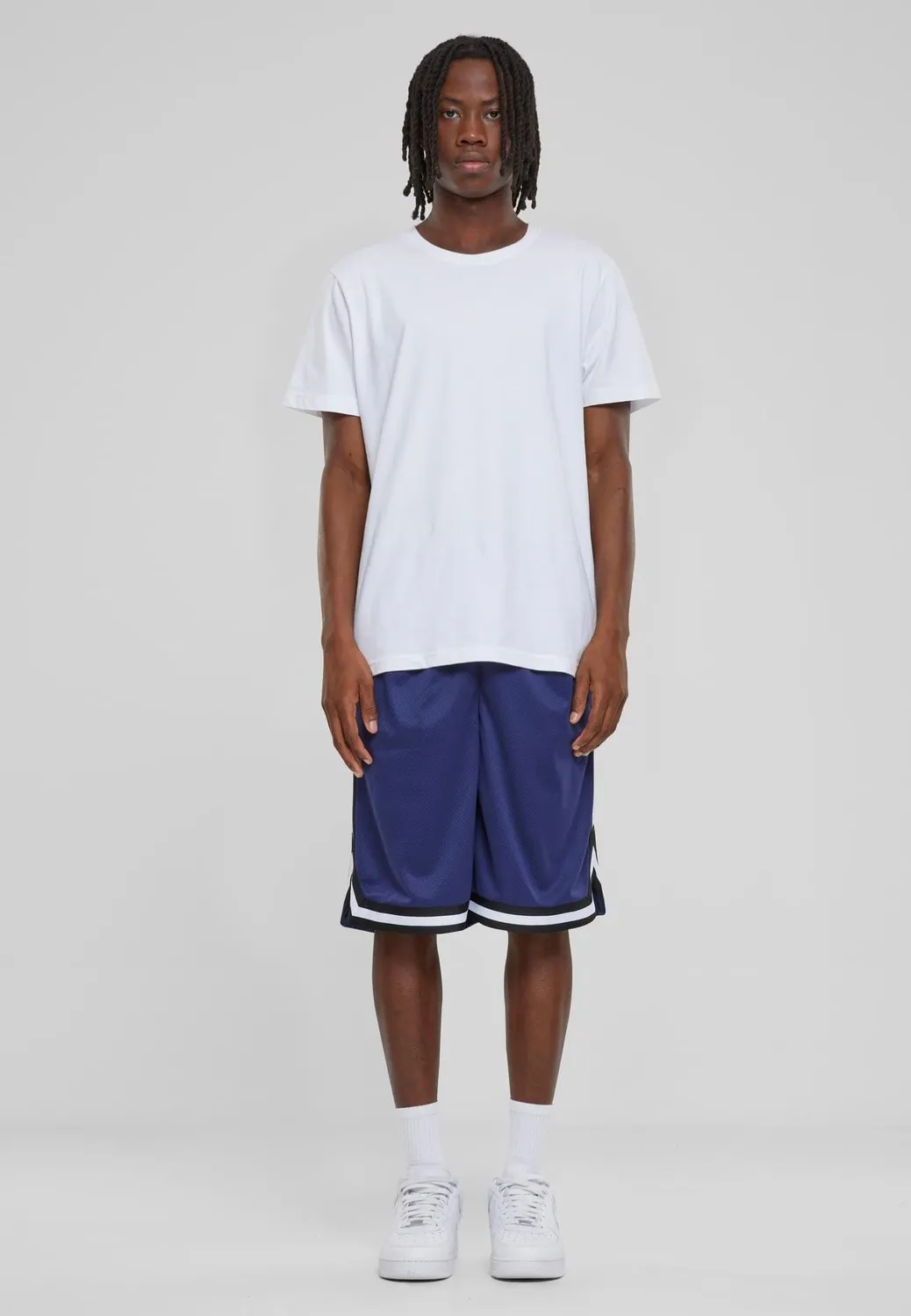 Impericon Stripes Mesh Darkblue Shorts Basic