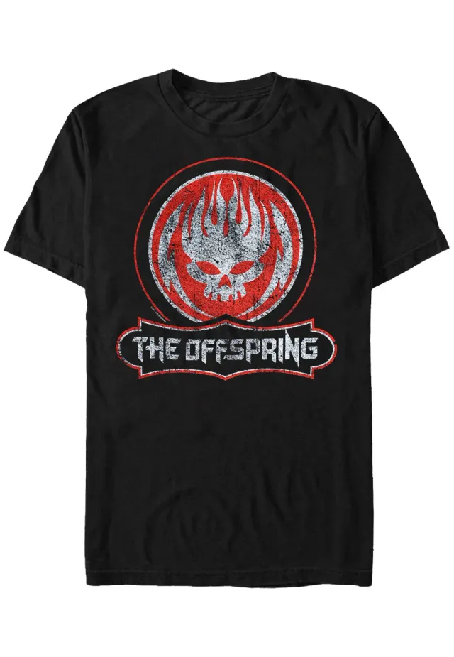 Impericon Distressed Skull T-Shirt schwarz Jersey S-XXL