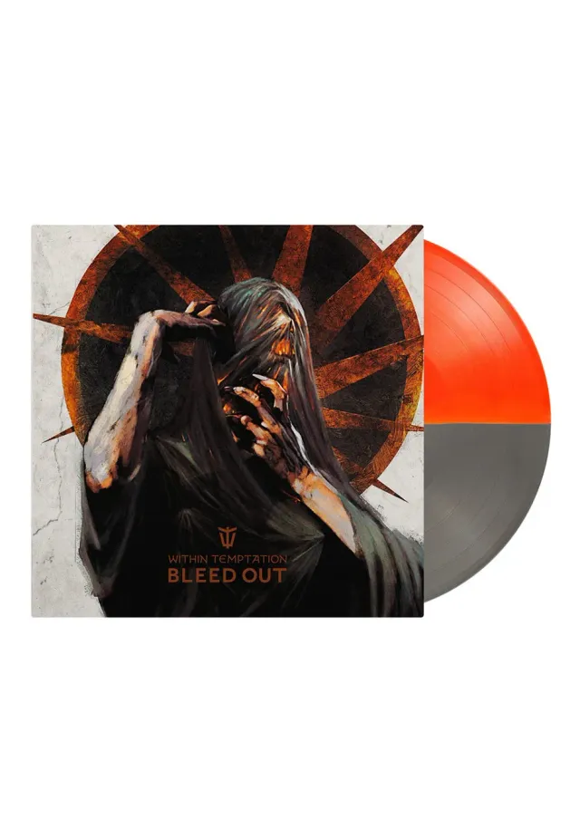 Within Temptation Bleed Out Silver Orange Split Vinyl LP limitiert