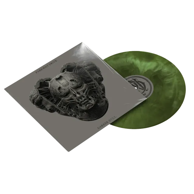 Parkway Drive Darker Still LP Vinyl Galaxy Swamp Green Doppel