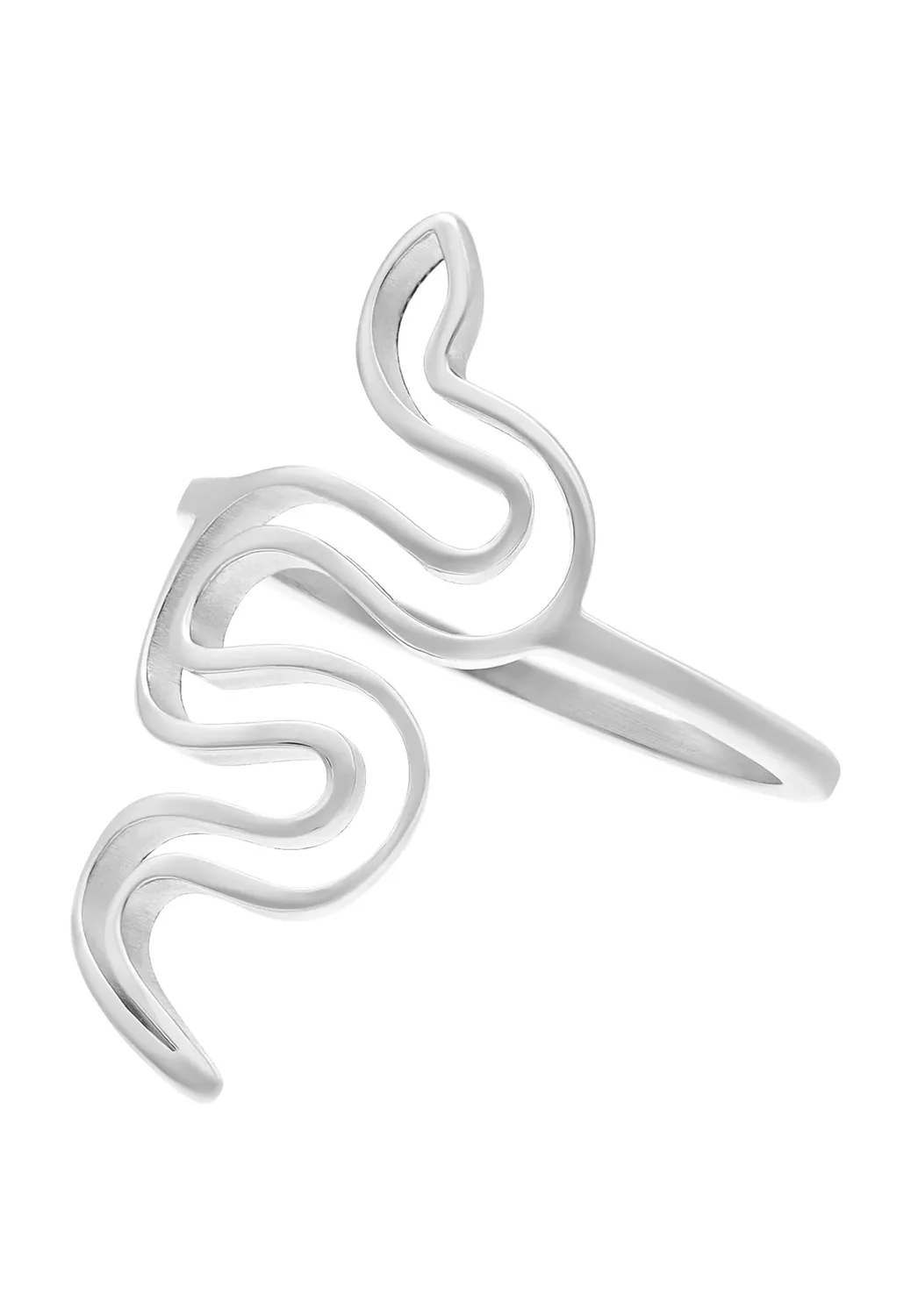 Impericon Snake Ring silber 17-21 mm