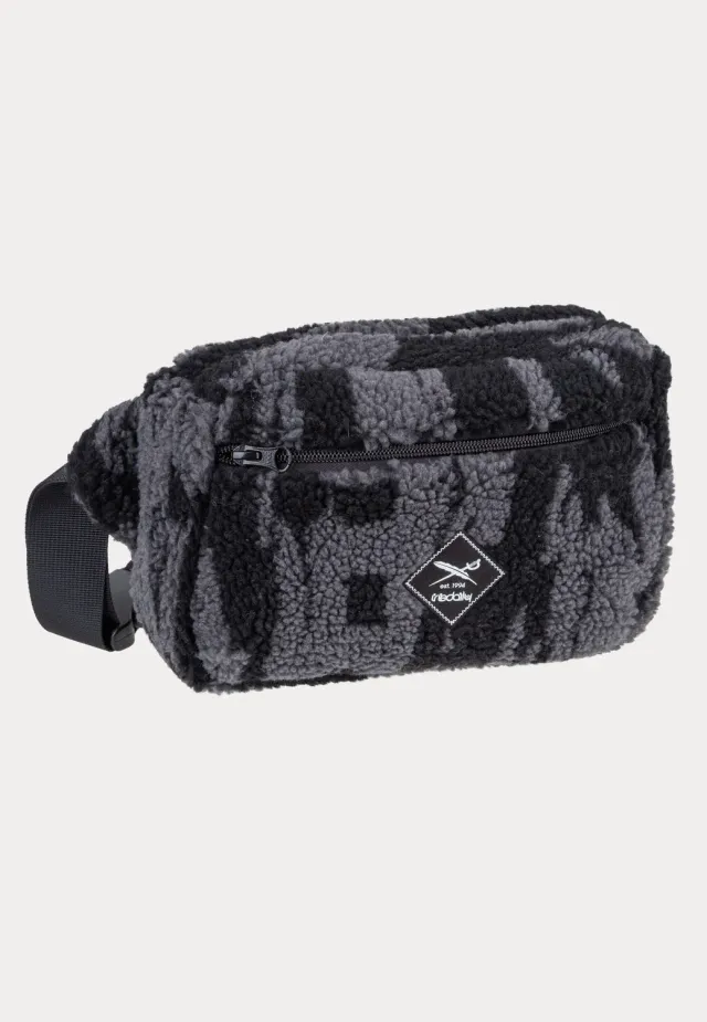 Switchup Coal Bauchtasche grau Onesize Plüsch