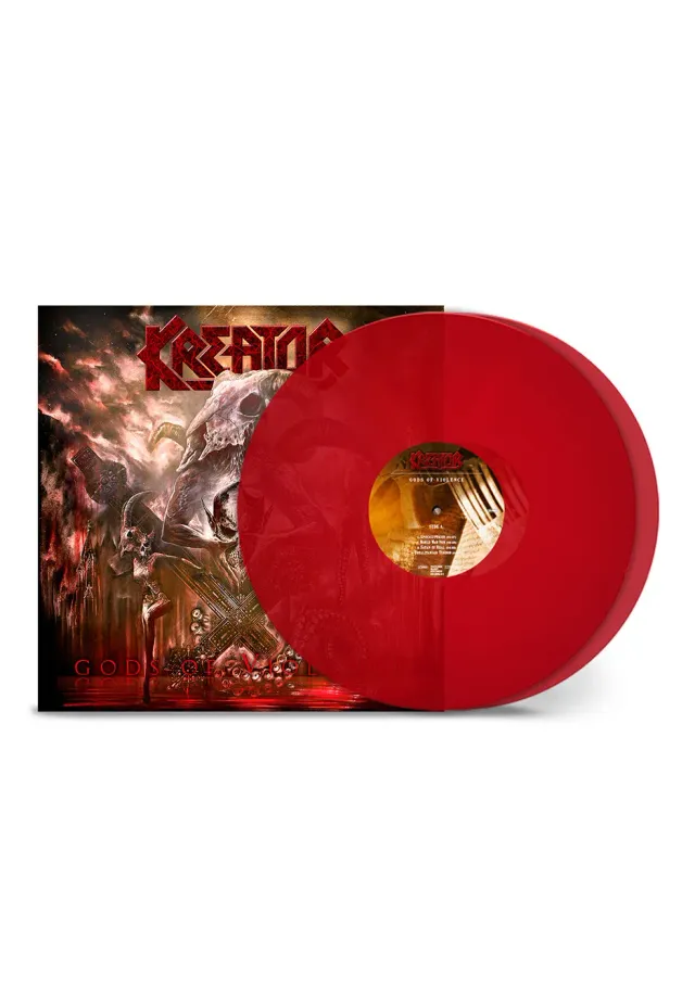Kreator Gods Of Violence Doppel-Vinyl transparent rot