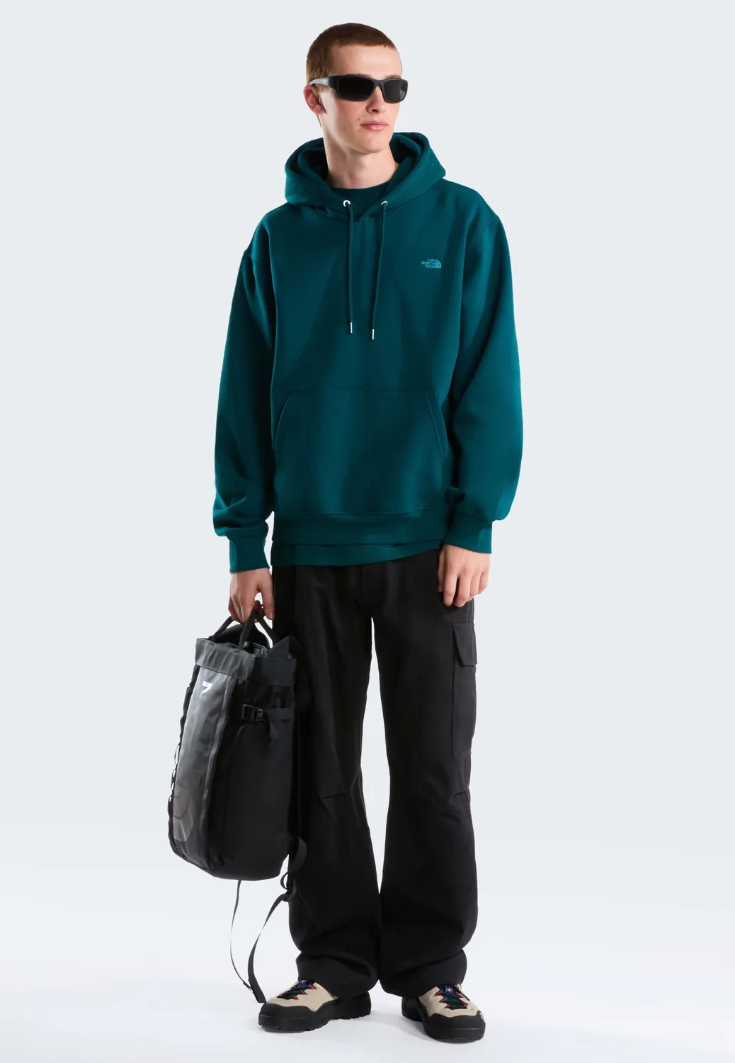 The North Face Simple Dome Relaxed Hoodie Pacific Teal Herren