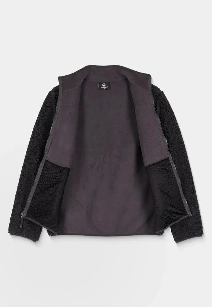 Impericon Storm Stone Zip Fleece Jacke asphalt black