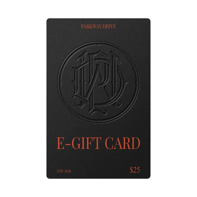 Parkway Drive E-Gift Card Geschenkkarte 25 USD offiziell
