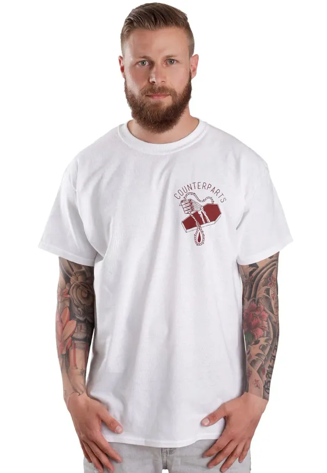 Counterparts Sling White T-Shirt weiß Hardcore