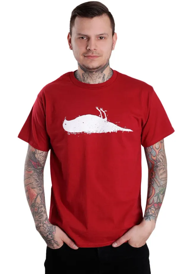 Impericon Bird Maroon/White T-Shirt bordeaux