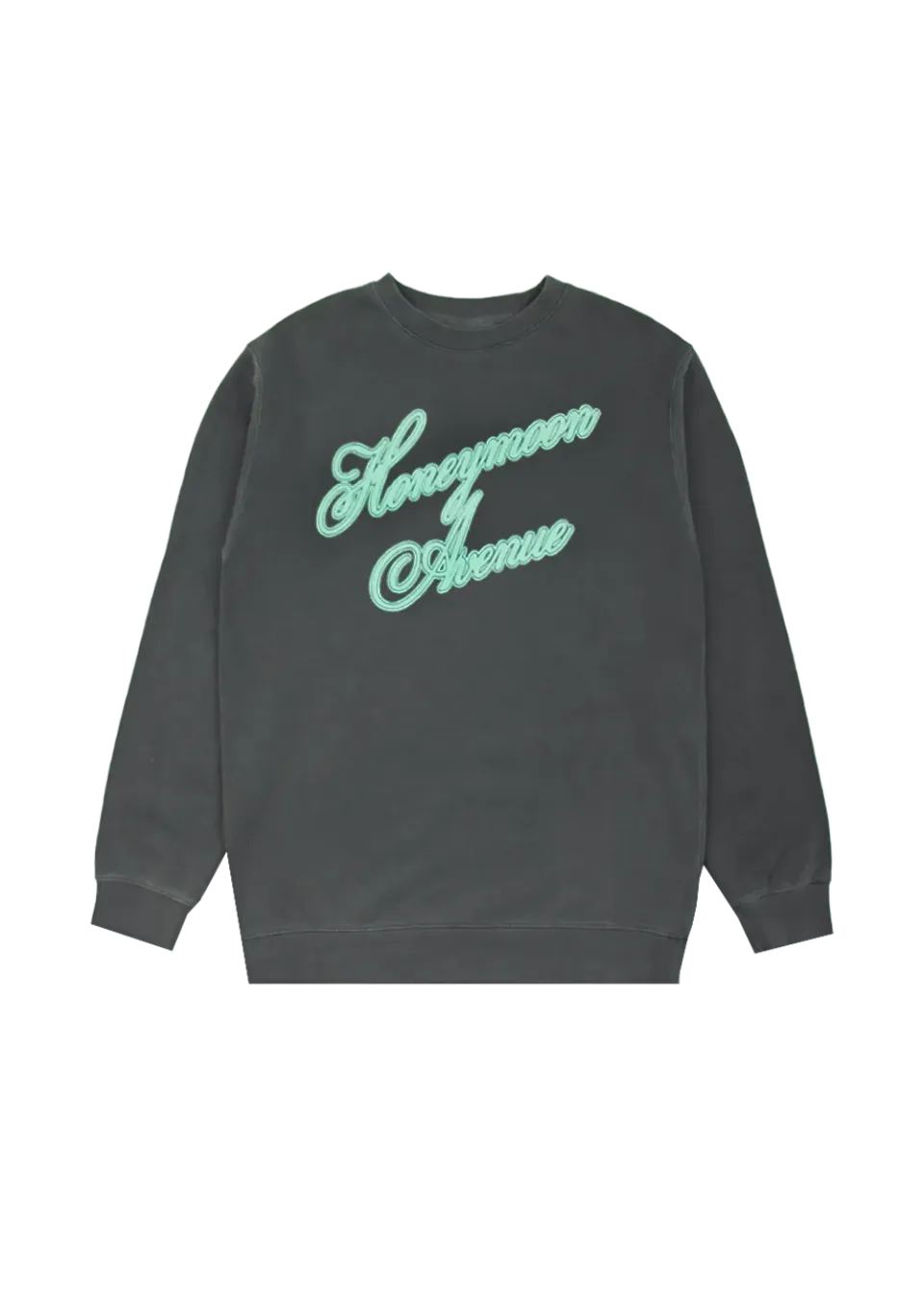 Ariana Grande Honeymoon Avenue Crewneck Puff-Print Baumwolle