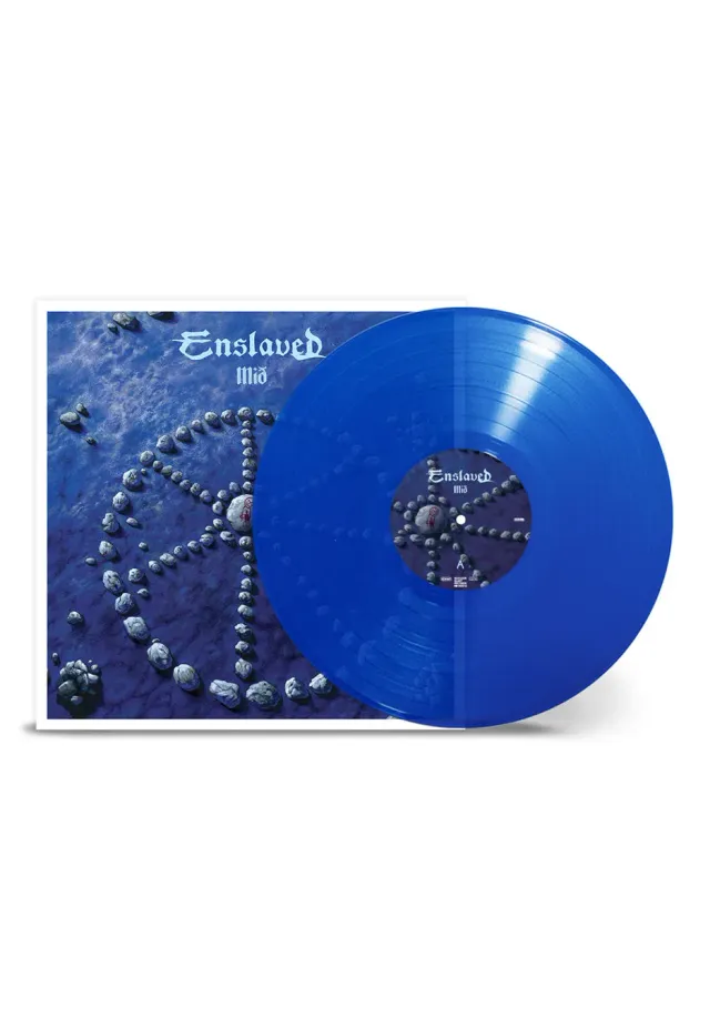 Enslaved Mið Vinyl Transparent Blue Black Metal