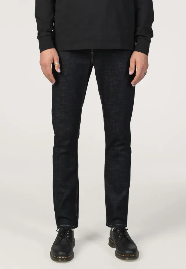 Impericon Loom Slim Dark Blue Denim Jeans Slim Fit
