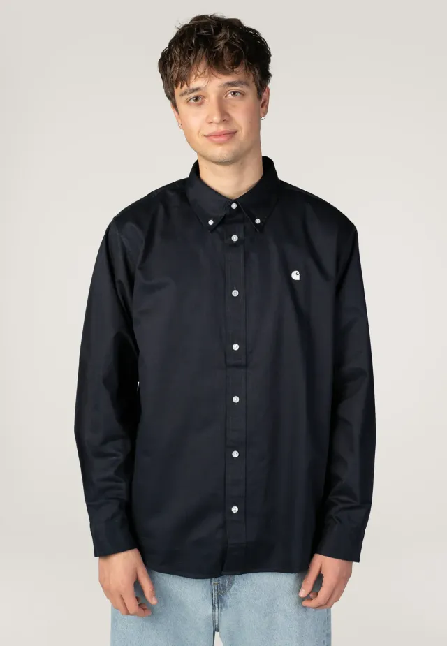 OG Madison Dark Navy Hemd Herren Twill
