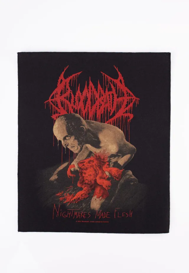 Bloodbath Nightmares Made Flesh Backpatch Onesize schwarz