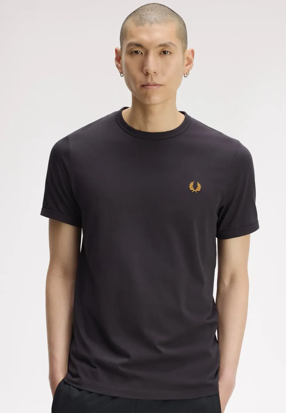 Impericon Ringer Anchor Grey T-Shirt Grau Jersey