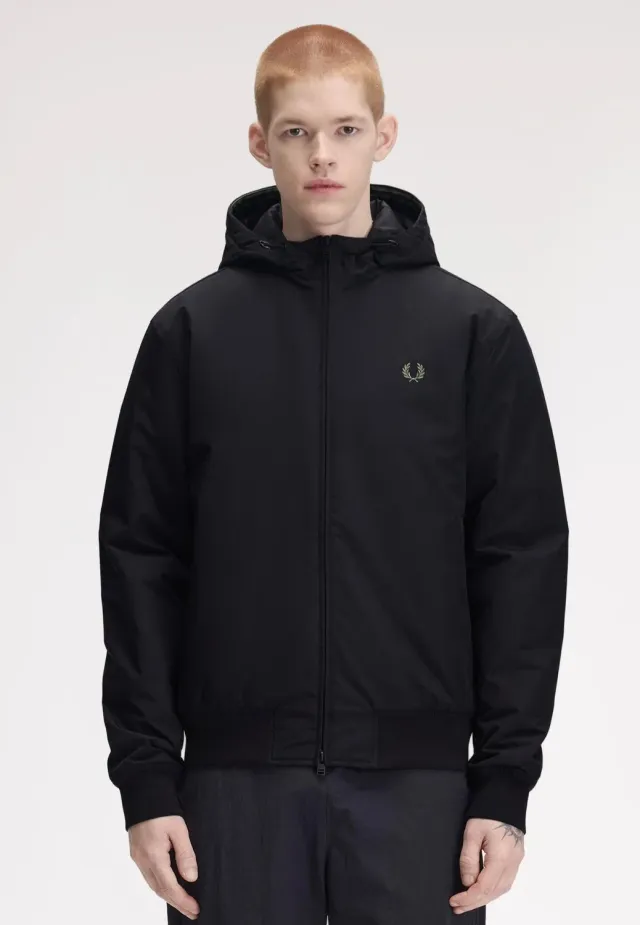 Impericon Brentham Hooded Übergangsjacke schwarz Synthetik