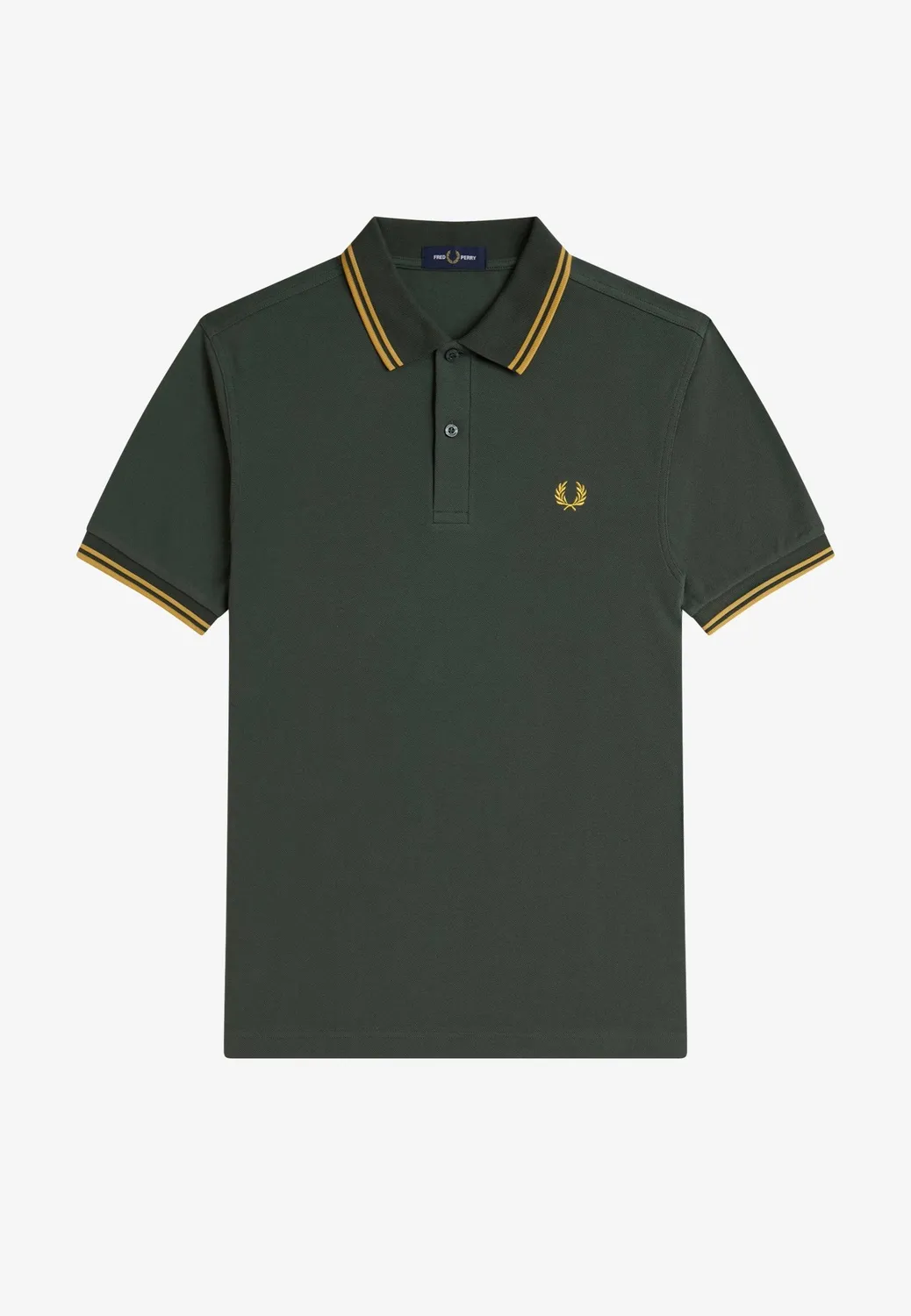 Twin Tipped Court Green Honeycomb Polo Herren S-3XL