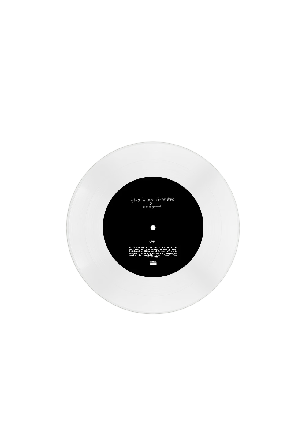 Ariana Grande The Boy Is Mine 7" Vinyl Single