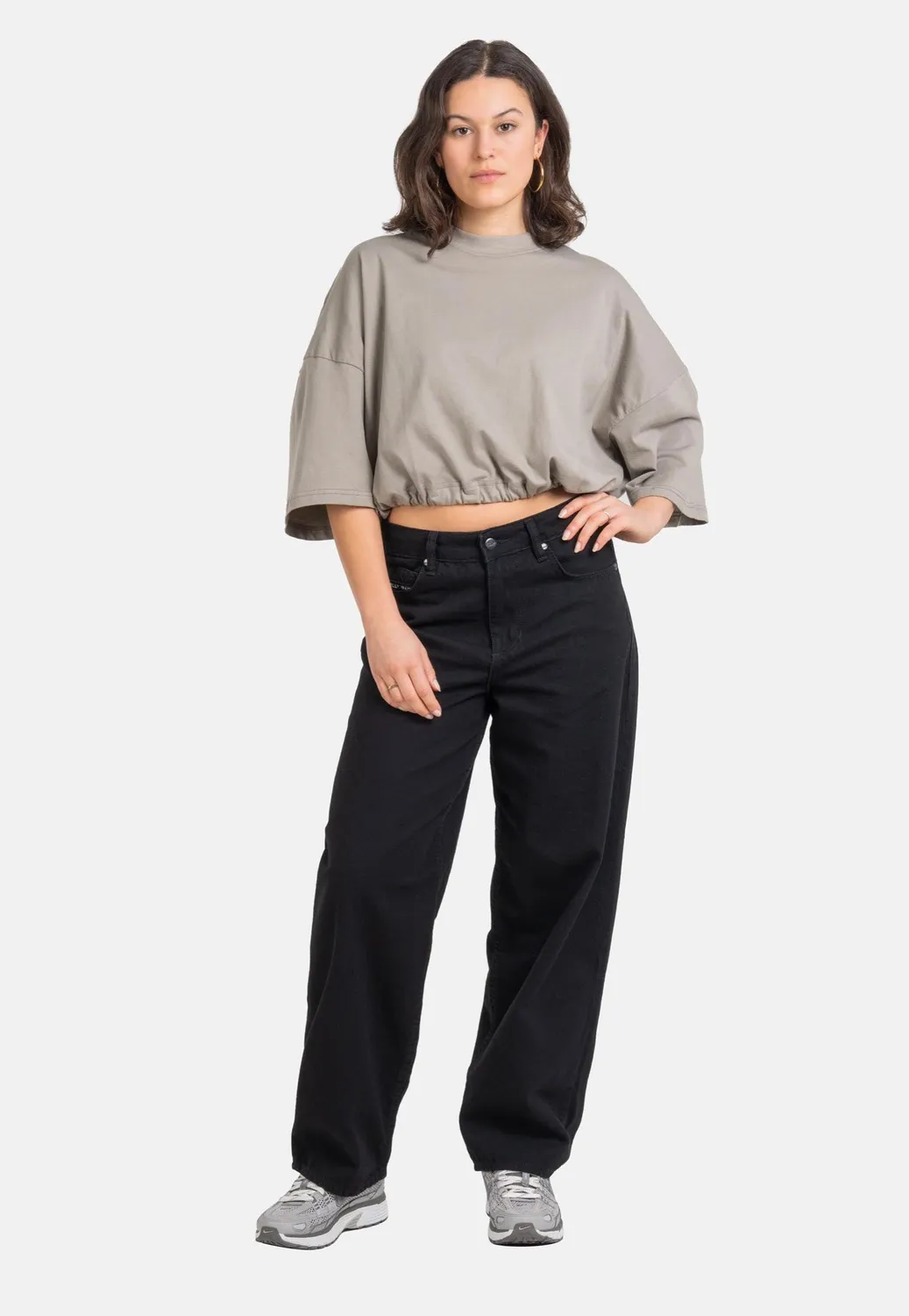Impericon Chloé Baggy Intense Black Jeans Damen