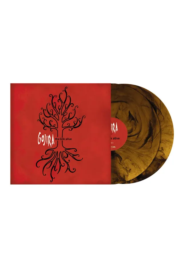 Gojira The Link Alive 2 Vinyl bronze marmoriert