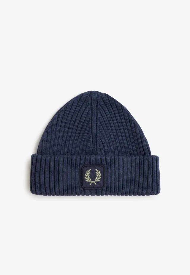 Impericon Cotton Ribbed Dark Airforce Beanie dunkelblau