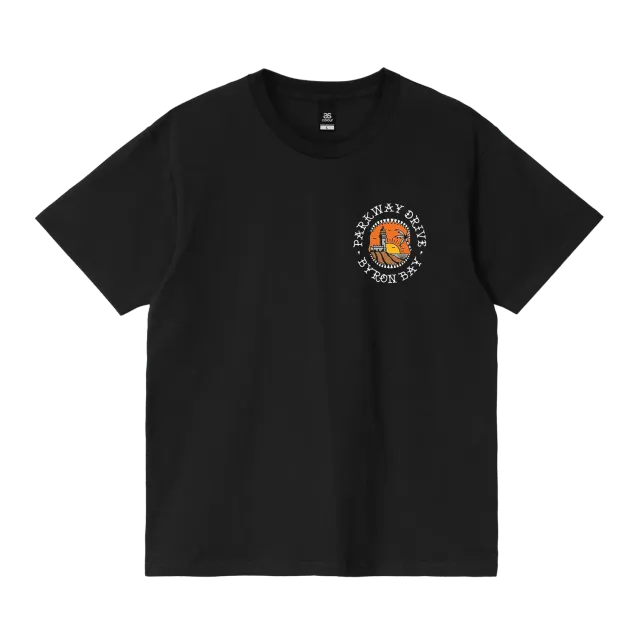 Parkway Drive Byron Shark Lighthouse T-Shirt schwarz relaxed