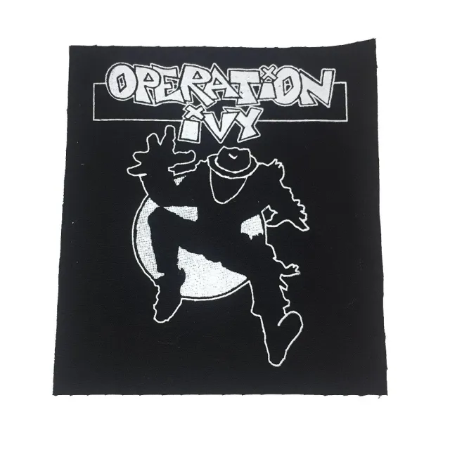 Operation Ivy Ska Man Patch Stoffaufnäher 11x13 cm