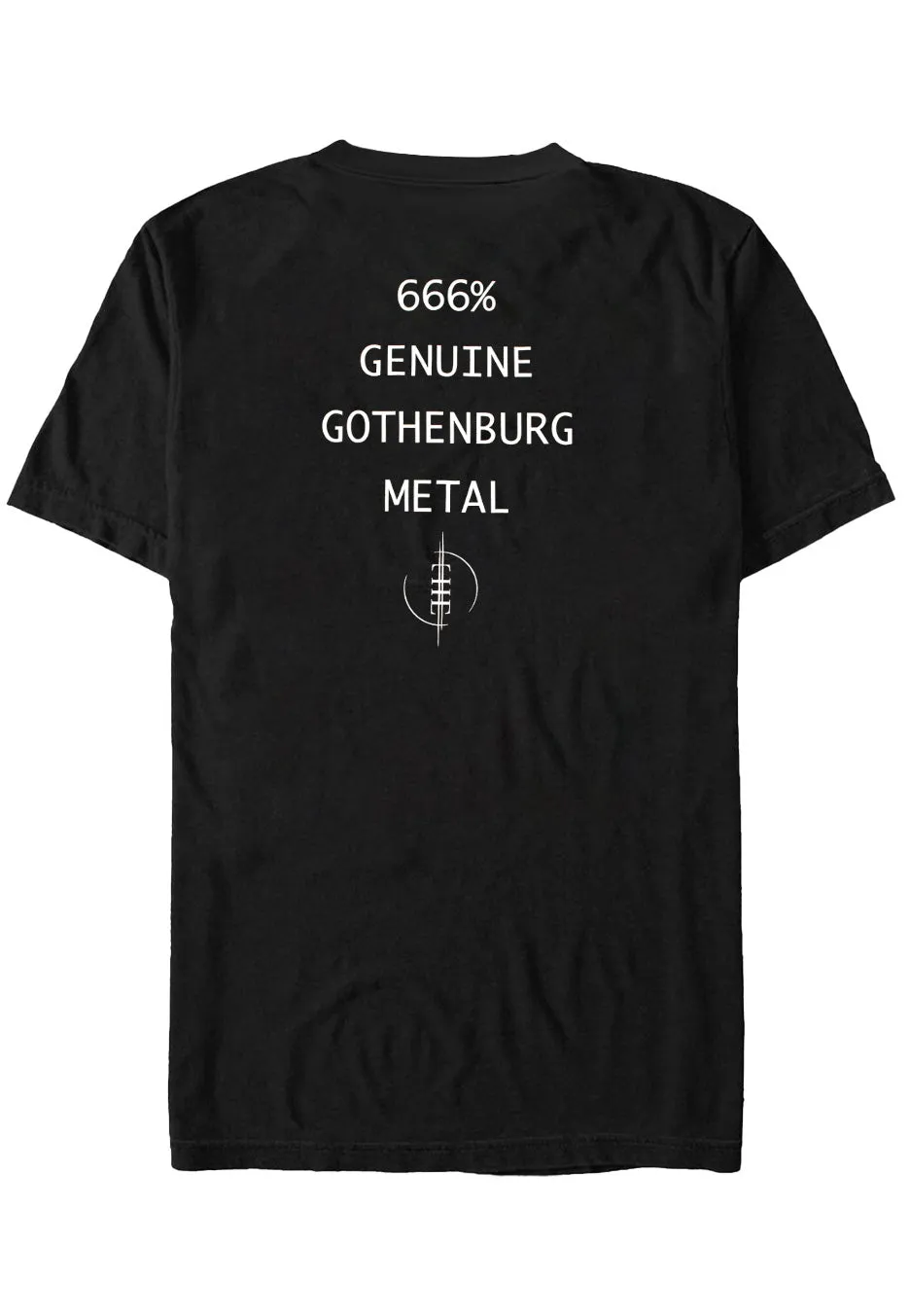666% T-Shirt schwarz Metal Unisex