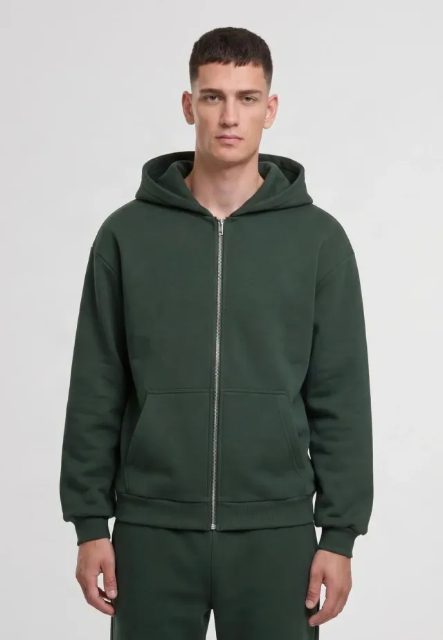 Impericon Fluffy Forest Zipper Hoodie grün Basic